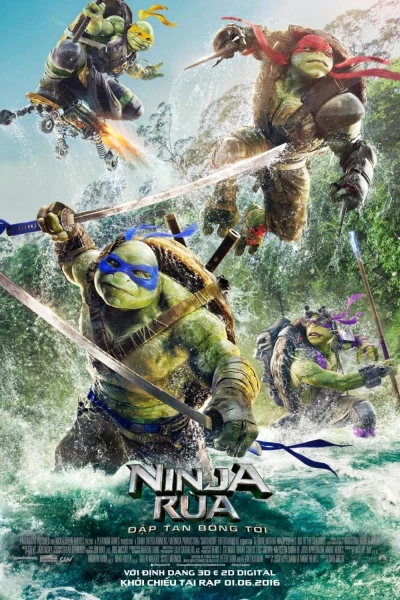 Ninja Rùa: Đập Tan Bóng Tối - Teenage Mutant Ninja Turtles: Out of the Shadows (2016)